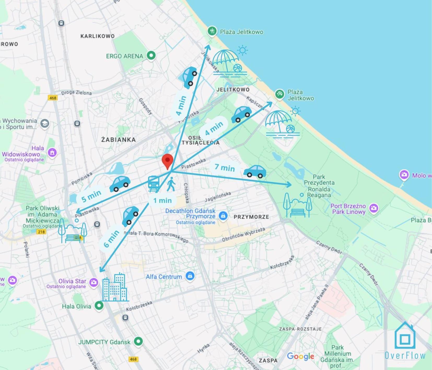 Zigzag Room - Charming Place, 15 Minutes To Gdansk Old Town & 5 Minutes To Seaside Exteriör bild